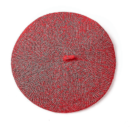 Dam Beret i Ull, Fransk Konstnärstil, Varm Vintermössa, Retro Enfärgad Beret, Elegant Damhatt, Passar Allt, Höstmössa