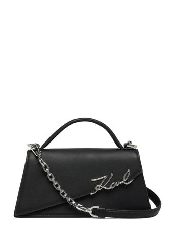 K/Signature Slim Cb Designers Top Handle Bags Black Karl Lagerfeld