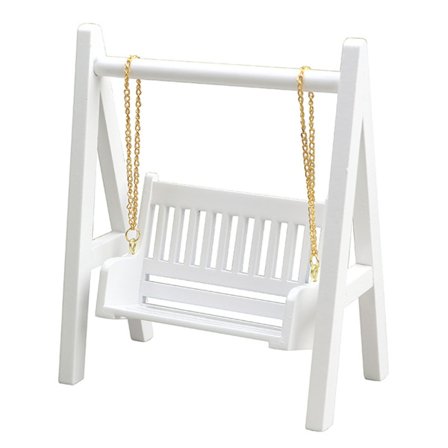 Trehuske Stol Dukkehus Dekor Miniatyrmøbler Leke for Barn