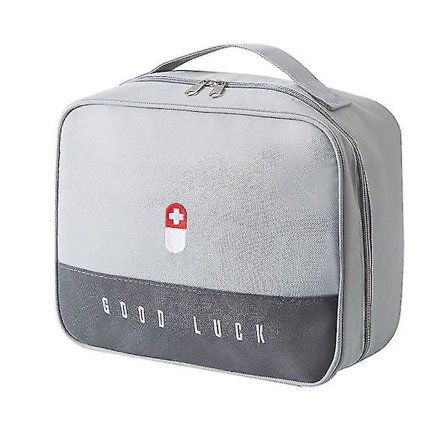 Resväska för medicin, stor kapacitet, nödpaket, tom, vattentät