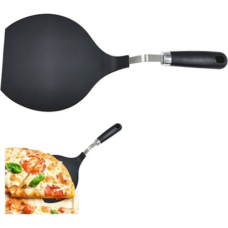 Komplett pizzakit - Pizzaspade Kompatibel med ugn - Tillbehör och pizzasten - 16 cm