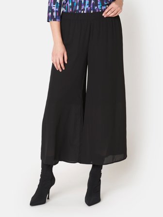 SIGNATURE - Bukser - Sort - Vidde ben