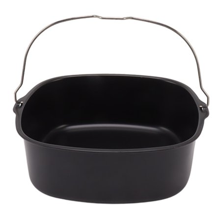 Kakeform for frityrkoker, non-stick bakeform med håndtak, 8 tommer