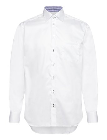 Bosweel Shirts Est. 1937 | Twill W. Check Contrast In Collar | 42