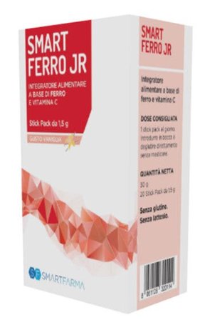 Smart Ferro Junior 20 Stick Pack Gusto Vaniglia