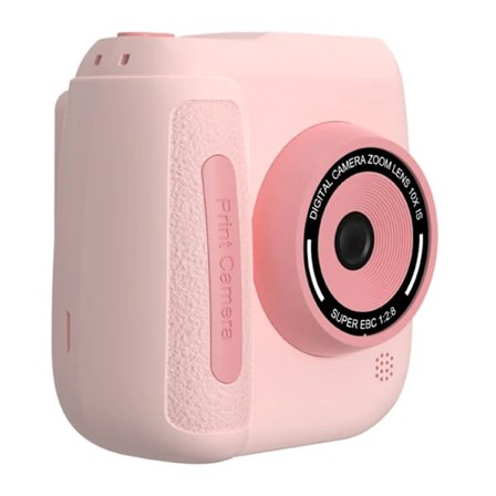 Barn Digitalkamera HD 1080P med Direktutskrift D102 - Rosa