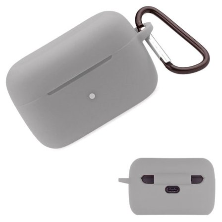 Jabra Elite 85T silikoneetui med spænde - Lysegrå