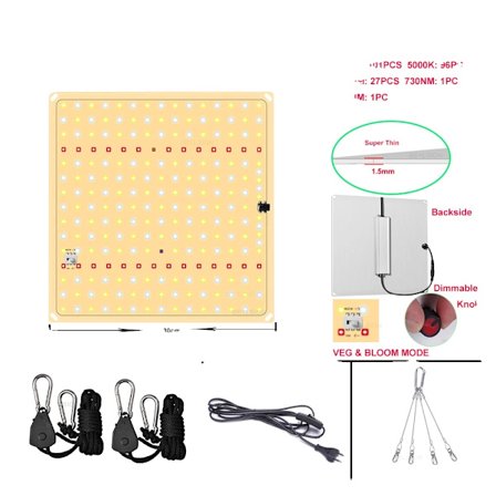 LED Växtlampa, Dimmbar Funktionalitet, Full Spektrum,850WSCP IR UV PRO