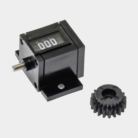 Räkneverk (meter) med kugghjul