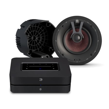 Bluesound POWERNODE N330 + PHANTOM K-60 + Backbox Asennusjärjestelmä -