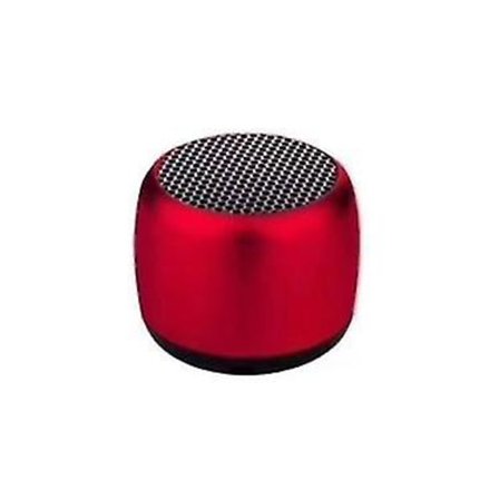 Bærbar Mini Højttaler Bluetooth Trådløs Højttaler, Med Mikrofon, Robust Metal Skal, Led Lys, 5 Timers Spilletid, Kan Parres Med Stereo Sur