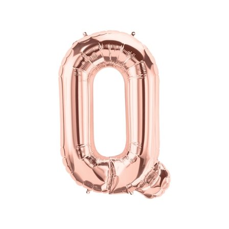 Realmax Q Folieballong One Size Roséguld
