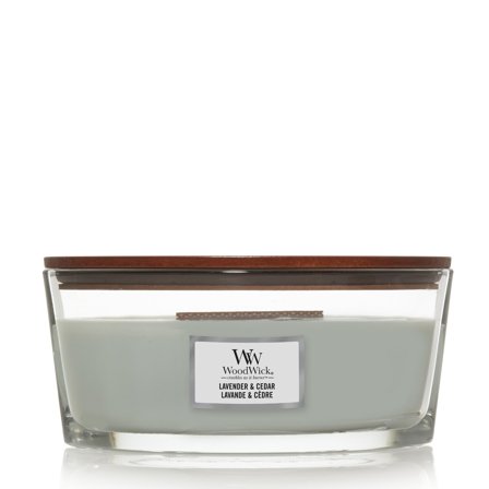 Woodwick Ellipse Candles Lavender & Cedar 453,6gr - Candela Profumata