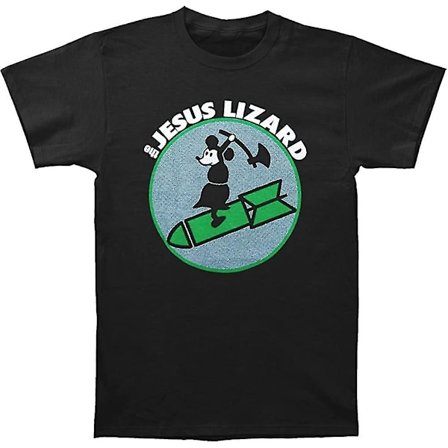 Jesus Lizard Mickey Slim Fit T-shirt för män Svart