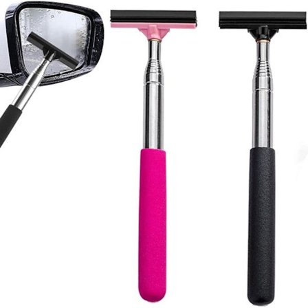 ING Tvåfönster-torkare för lastbil - Utdragbar 22 till 98 cm - Med handtag