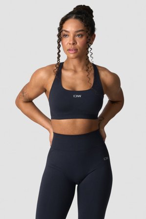 ICANIWILL - Smooth Seamless Sports Bra Navy - Sports-BH - Damer - Træningstøj fra ICIW