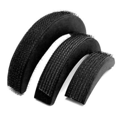 3 stk/sett Hårputer Hårvolum Øk Puff Hair Bun Maker Skum Svamp Bump Up Insert Base Hårstyling tilbehør