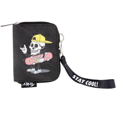 Barnplånbok Skelett Skateboard - Tinka