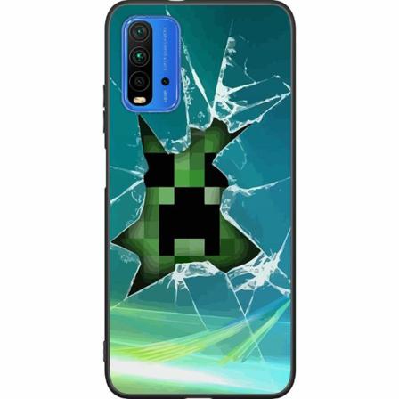 Xiaomi Redmi 9t Svart Skal Minecraft