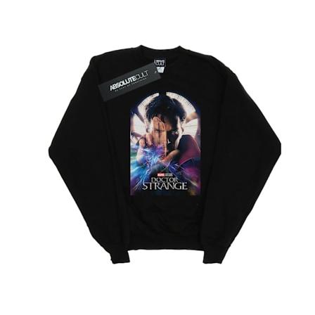 Marvel Studios Herr Doctor Strange Poster Sweatshirt 4XL Svart Black 4XL