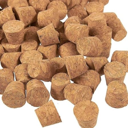 20 stk. avsmalnende korkpropper, trevinflaske korkpropper, erstatningskorker