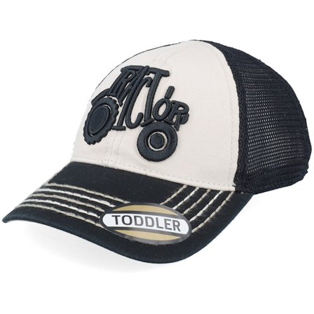 Kinder John Deere - Beige trucker Cap - Kinder Tractor Cap Stone/Black Trucker @ Hatstore
