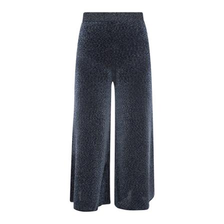 Missoni, Cropped Trousers Blauw, Dames, Maat:S
