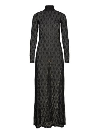 Solganars Dress Dresses Lace Dresses Svart Résumé*Betinget Tilbud