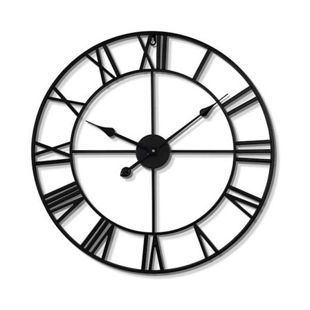 Väggklocka Stor, Vintage Dekor Väggklocka, Tyst Utan Tickande Ljud