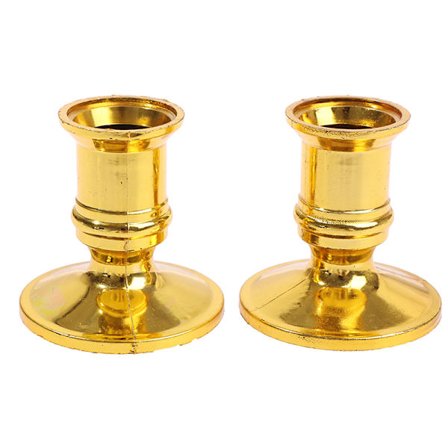 2 st/ set Ljusstake i plast Ljusfot Ljusstake F