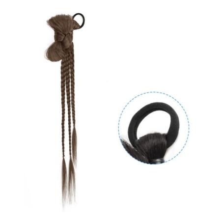 Punotut peruukkirusetit VAALEANRUSKEA 1kpl 1kpl light brown 1pc-1pc