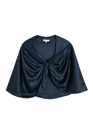 By Malene Birger Pinlos cape Capes & ponchos Dam Blå ONESIZE