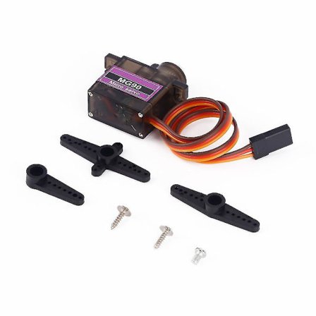 Musta 4.8V Mg90 Metallivaihteinen Mikro Servo 9g RC:lle