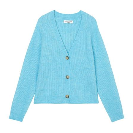 Marc O'Polo, Cardigans Blauw, Dames, Maat:L