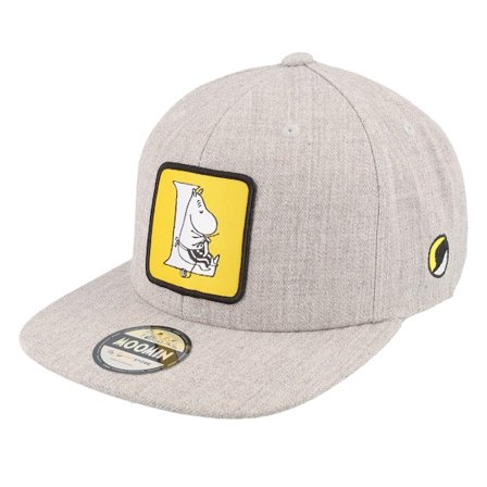 Kinder Moomin - Grau snapback Cap - Kinder Moomin Alphabet - L Heather Grey Snapback @ Hatstore