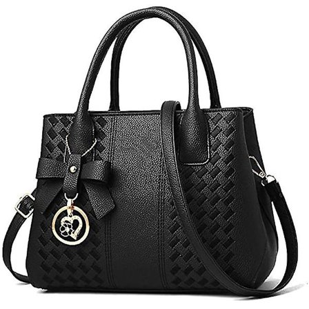 Handväskor och väskor för kvinnor, mode damer läderhandtag