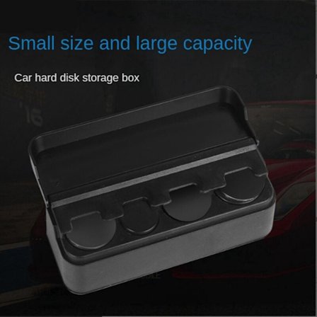 Set med 2 bilgåvor myntbörs svart bil myntbörs bil myntbörs dekoration för bil, lastbil, husbil inredning