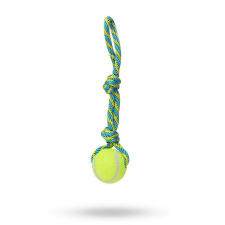Tennis Bouncer med handtag och boll 32.5 cm - Hundleksaker
