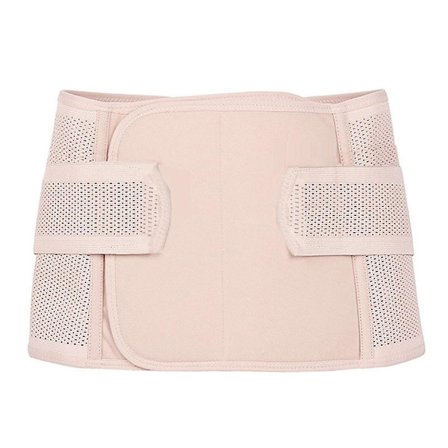 Talje trimmer bælte efter fødslen Postnatal Recovery Support Girdle bælte Abdominal Binder til kvinder - Størrelse XL (Mesh Pattern)