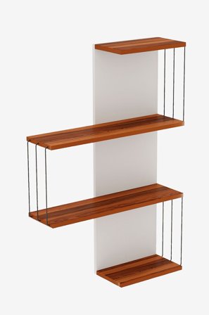 Hanah Home - Væghylde Çambel - Fyrretræ - Hvid - Væghylder - Fra Homeroom