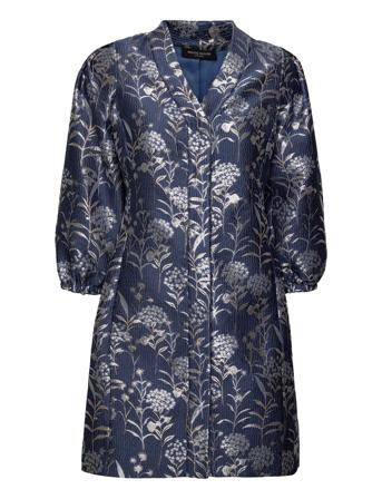 Eustoma Mahia Dress Dresses Party Dresses Marineblå Bruuns Bazaar*Betinget Tilbud
