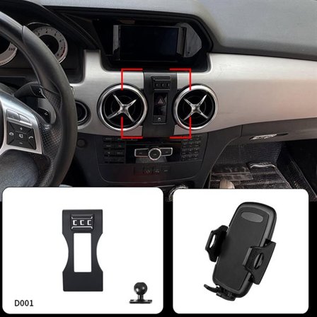 Mercedes GLK puhelinteline 2013–2015 – facelift X204, ilman porausta