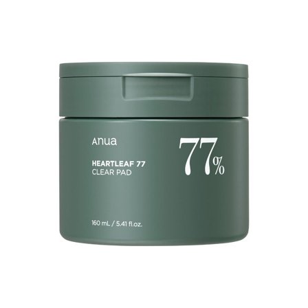 ANUA Viso HEARTLEAF 77% Clear Pad 160ml - Maschera Illuminante