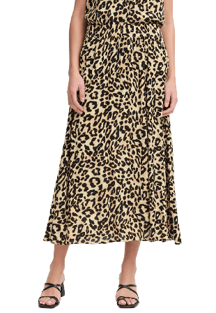 Fransa FREASE SK 2 Skirt Kjolar Dam Brun XS