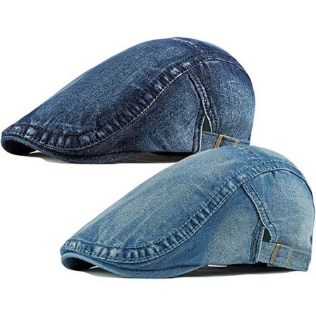 Herr Denim 2 kpl Newsboy-hattuja Ivy-tyyliin[D]