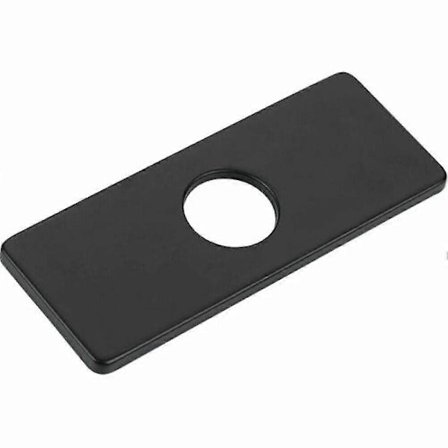 Hane Cover Plade Hul Dæksel Badeværelse Køkken Vask Rustfrit Stål Hane. (Sort)1stk)