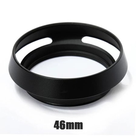 Skruet Objektivhette Anti-Refleks Deksel 46MM 46MM