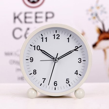 Nordisk stil enkel soveværelse ur sengebord doven vækkeur til p