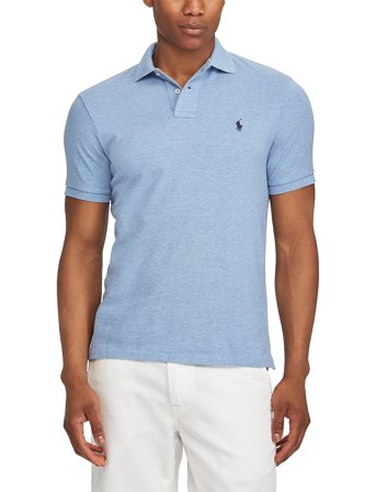 Polo Ralph Lauren The Iconic Mesh Polo Shirt - Blue - XXL