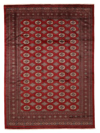 Medalionowy Duży Pakistański Bucharski 3Ply Dywan 279X386 Wełna